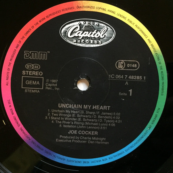 Cocker, Joe  ‎– Unchain My Heart