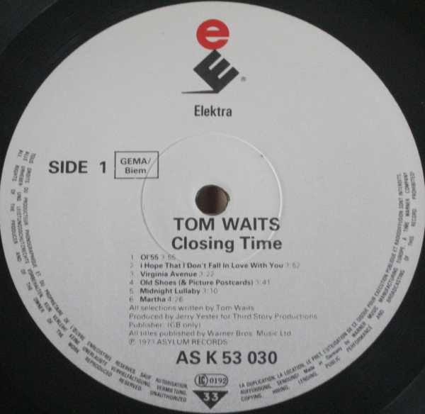 Waits, Tom - Closing Time