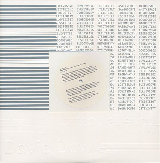 Bowie, David - Love Is Lost