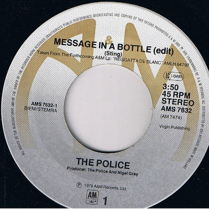 Police - Message In A Bottle