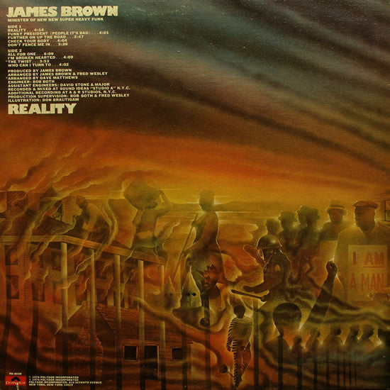 新品未開封　JAMES BROWN　REALITY　レコード　US盤オリジナル Brown, James ‎– Reality