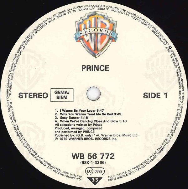 Prince ‎– Prince