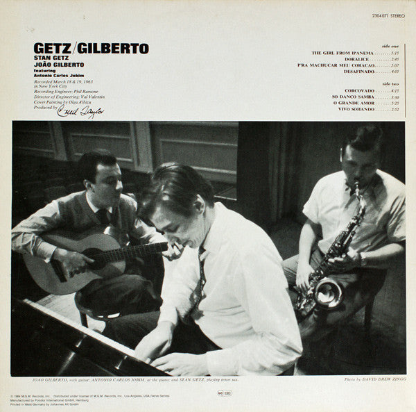 Getz, Stan Joao Gilberto - Getz/Gilberto