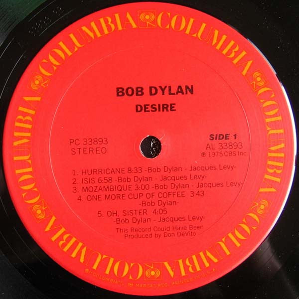 Dylan, Bob - Desire