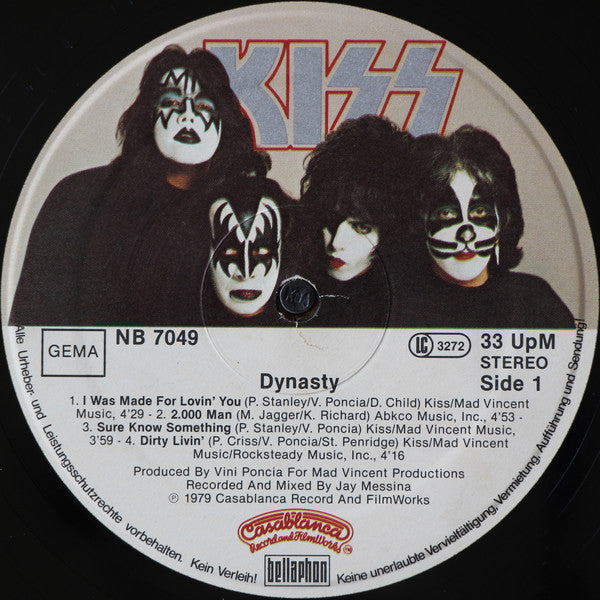 Kiss - Dynasty – RecordPusher - International Vinyl Record Store