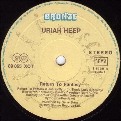 Uriah Heep - Return To Fantasy