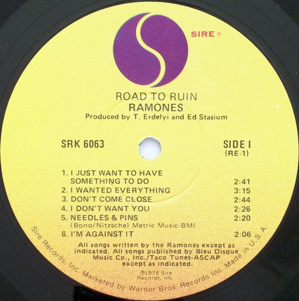 Ramones - Road To Ruin