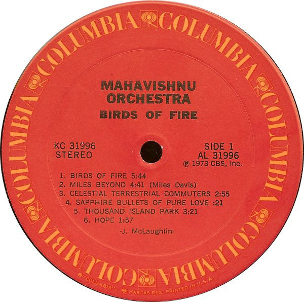 Mahavishnu Orchestra ‎– Birds Of Fire