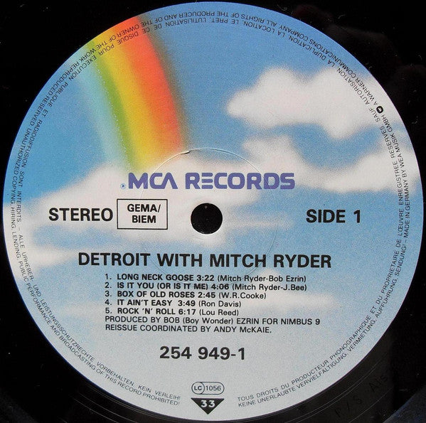 Mitch Ryder ‎– Detroit