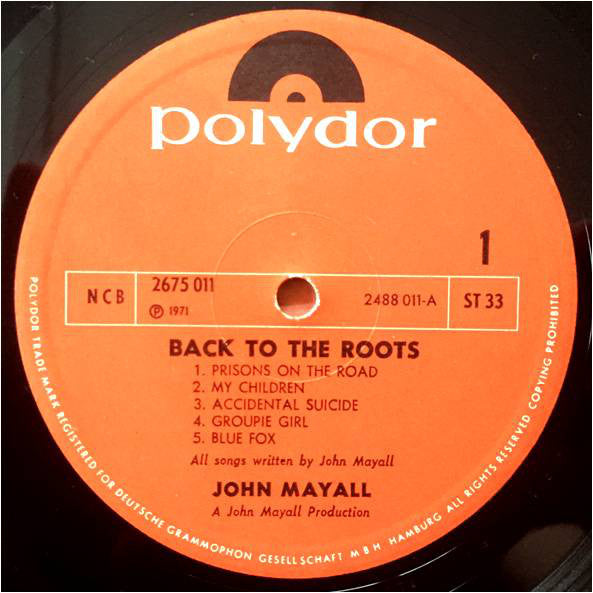 Mayall, John - Back To The Roots