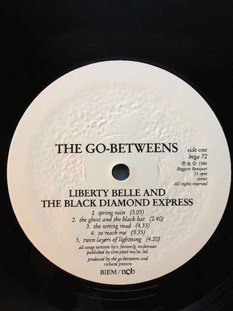 Go-Betweens Liberty Belle And The Black Diamond Express