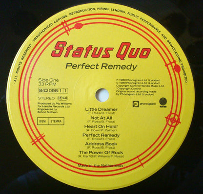 Status Quo ‎– Perfect Remedy