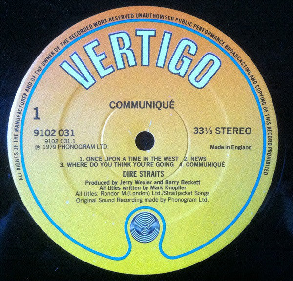 Dire Straits - Communiqué