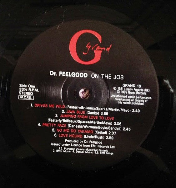 Dr. Feelgood ‎– On The Job