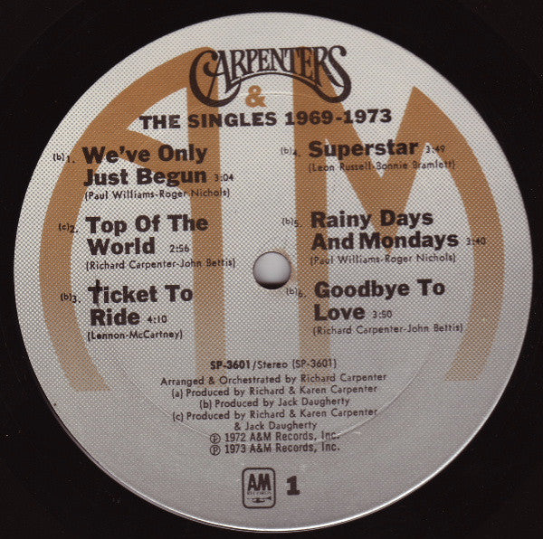 Carpenters - The Singles 1969-1973