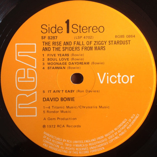 Bowie, David - The Rise And Fall Of Ziggy Stardust And The Spiders From Mars