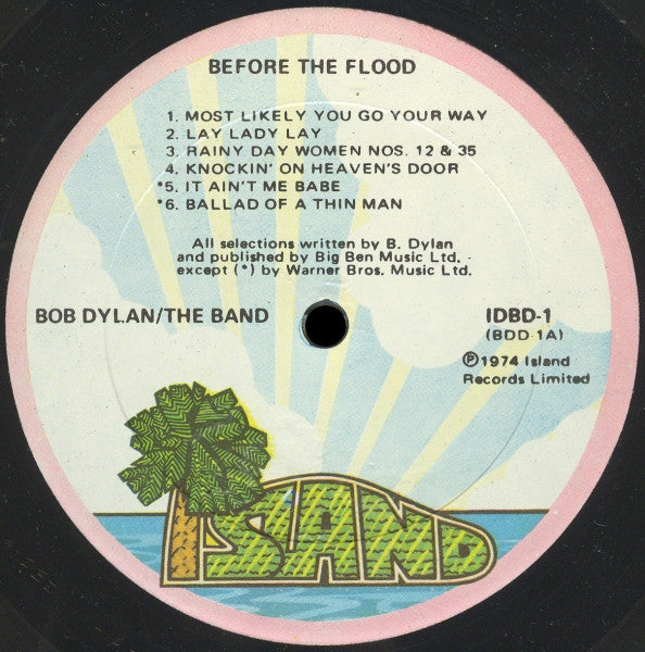 Dylan, Bob The Band - Before The Flood