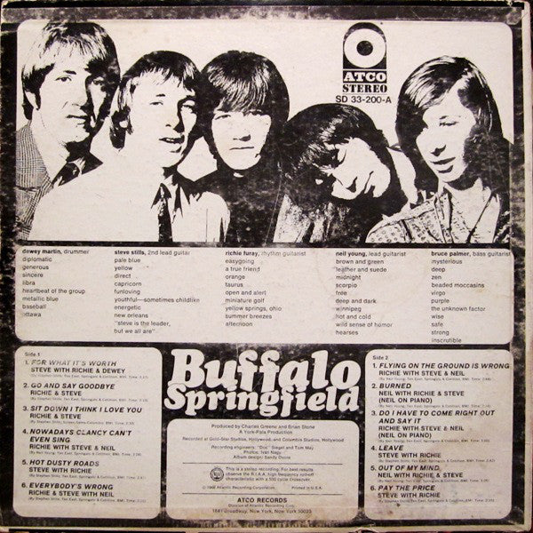 Buffalo Springfield ‎– Buffalo Springfield
