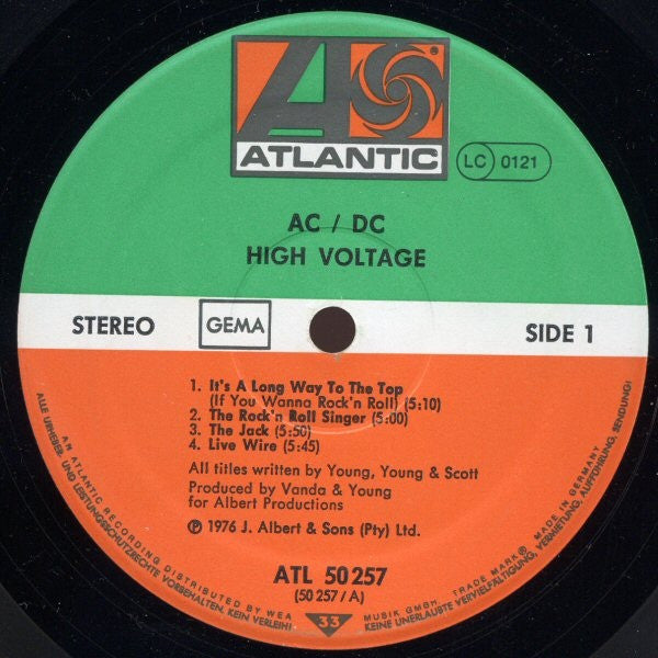 AC/DC - High Voltage - RecordPusher  