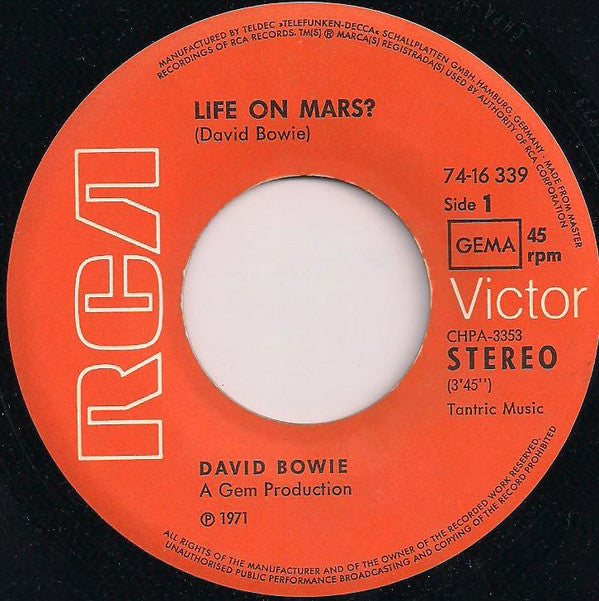 Bowie, David - Life On Mars?