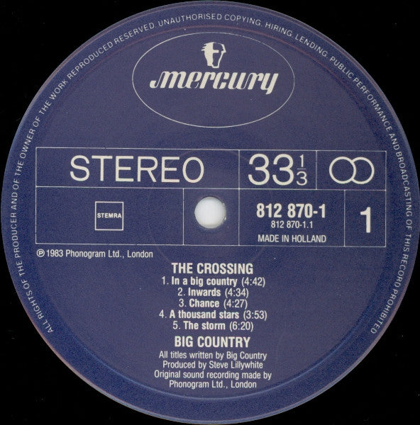 Big Country ‎– The Crossing