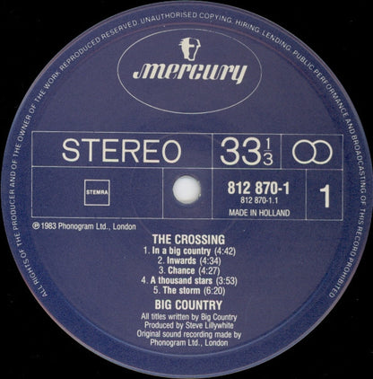 Big Country ‎– The Crossing