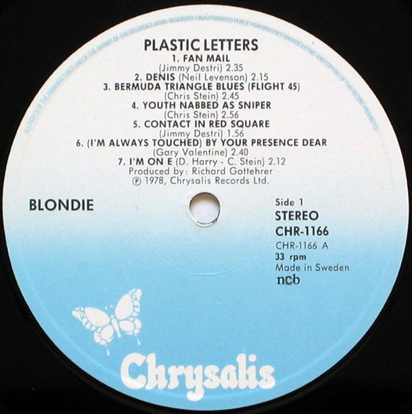 Blondie - Plastic Letters