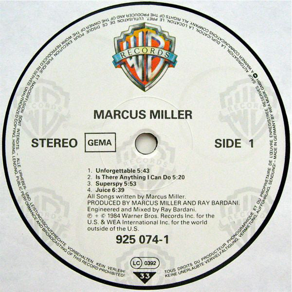 Miller, Marcus - Marcus Miller