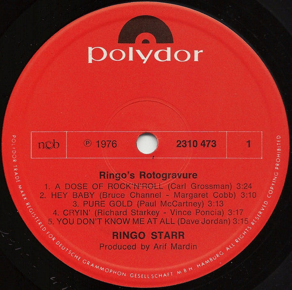 Starr, Ringo - Ringo's Rotogravure