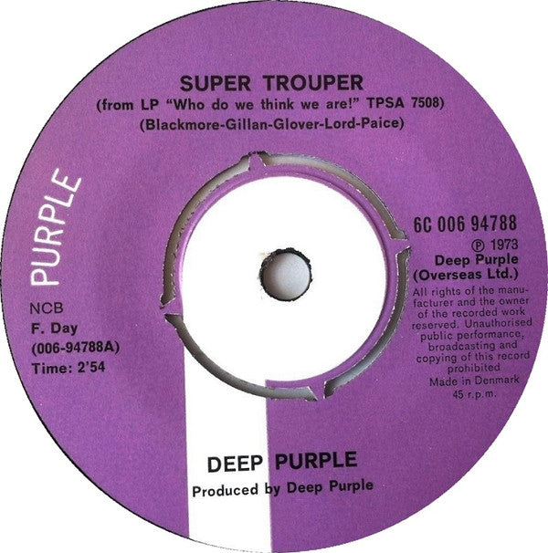 Deep Purple ‎– Super Trouper