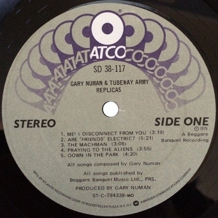 Tubeway Army - Replicas