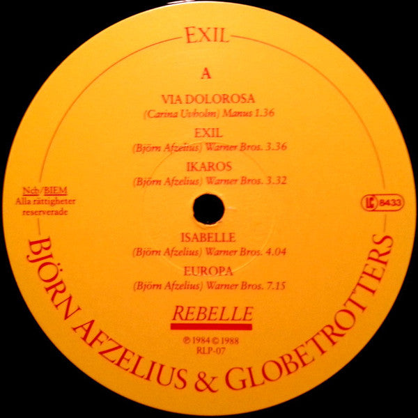 Björn Afzelius & Globetrotters ‎– Exil