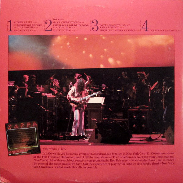 Zappa, Frank - Zappa In New York