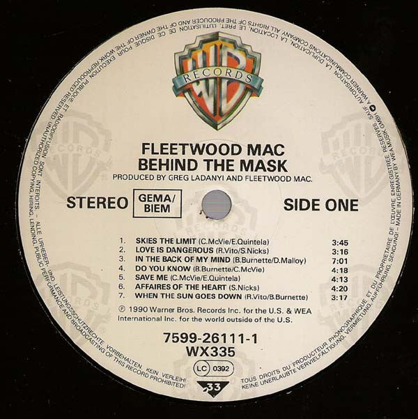 Fleetwood Mac - Behind The Mask