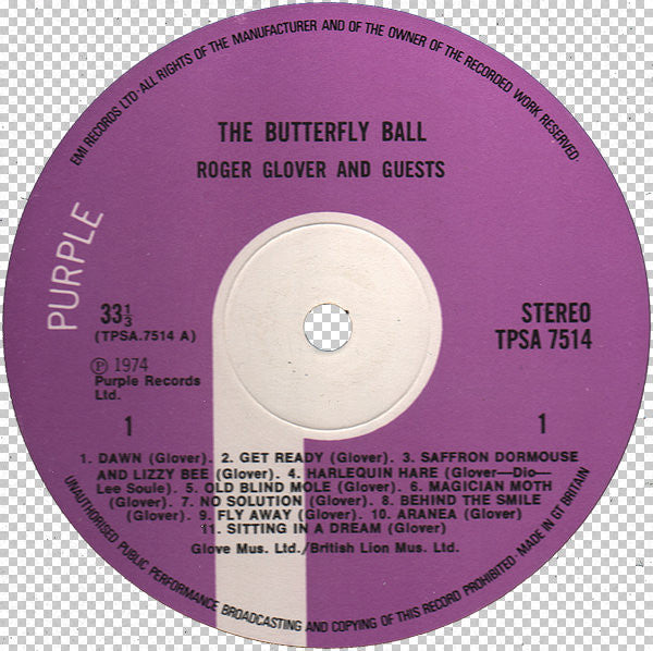 Glover, Roger - Butterfly Ball