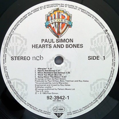 Simon, Paul - Hearts And Bones