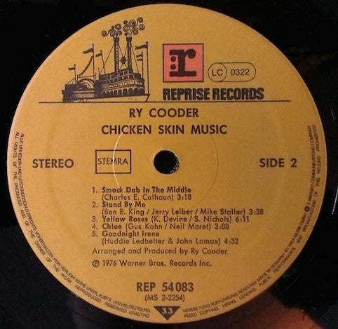 Ry Cooder ‎– Chicken Skin Music