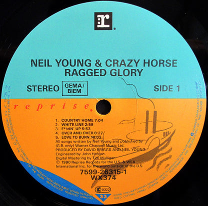 Young,  Neil & Crazy Horse ‎– Ragged Glory