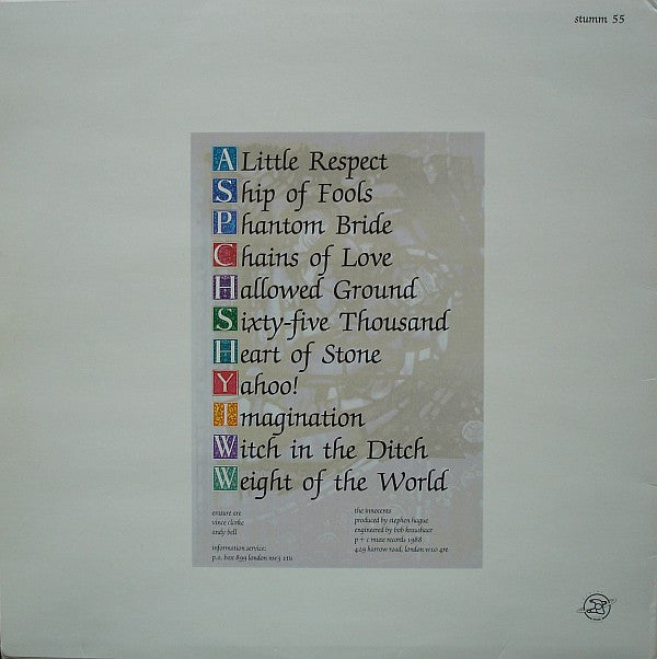 Erasure - The Innocents