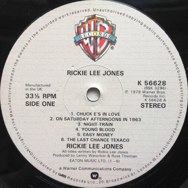 Jones, Rickie Lee - Rickie Lee Jones