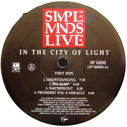 Simple Minds - Live In The City Of The Light