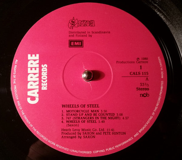 Saxon - Wheels Of Steel