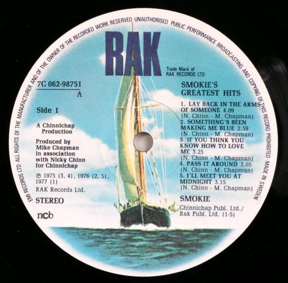 Smokie ‎– Greatest Hits