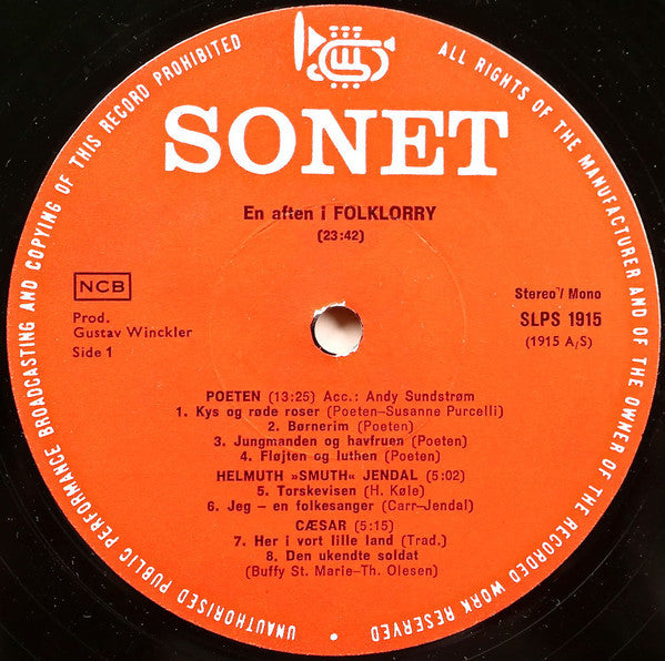 Dissing/Dich/Cæsar - En Aften I Folk Lorry