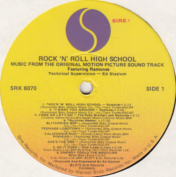 Rock 'n' Roll High School - OST