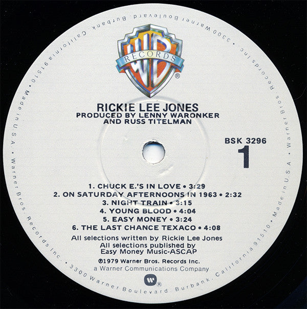Jones, Rickie Lee - Rickie Lee Jones