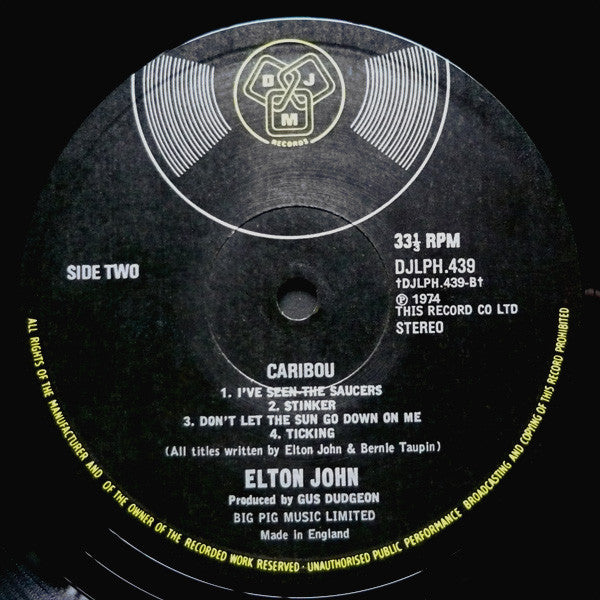 John, Elton ‎– Caribou