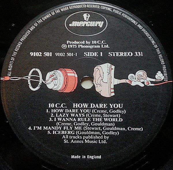 10cc - How Dare You! - RecordPusher  