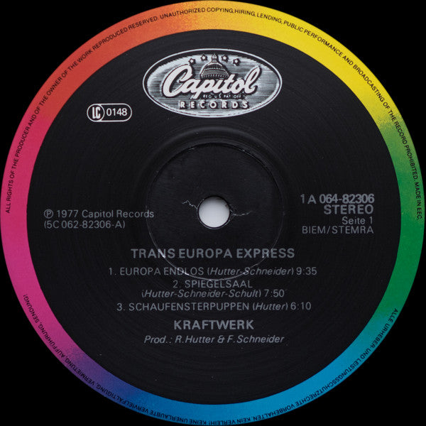 Kraftwerk – Trans-Europe Express – CD (Album, Reissue), 1993