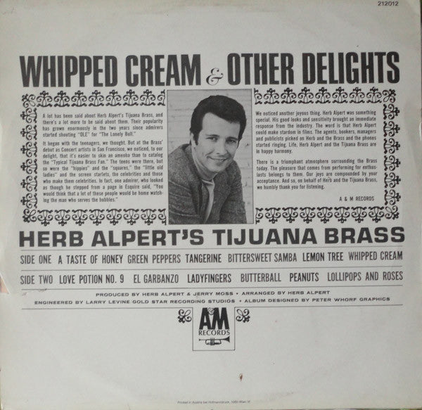 Alpert, Herb The Tijuana Brass - Whipped Cream & Other Delights